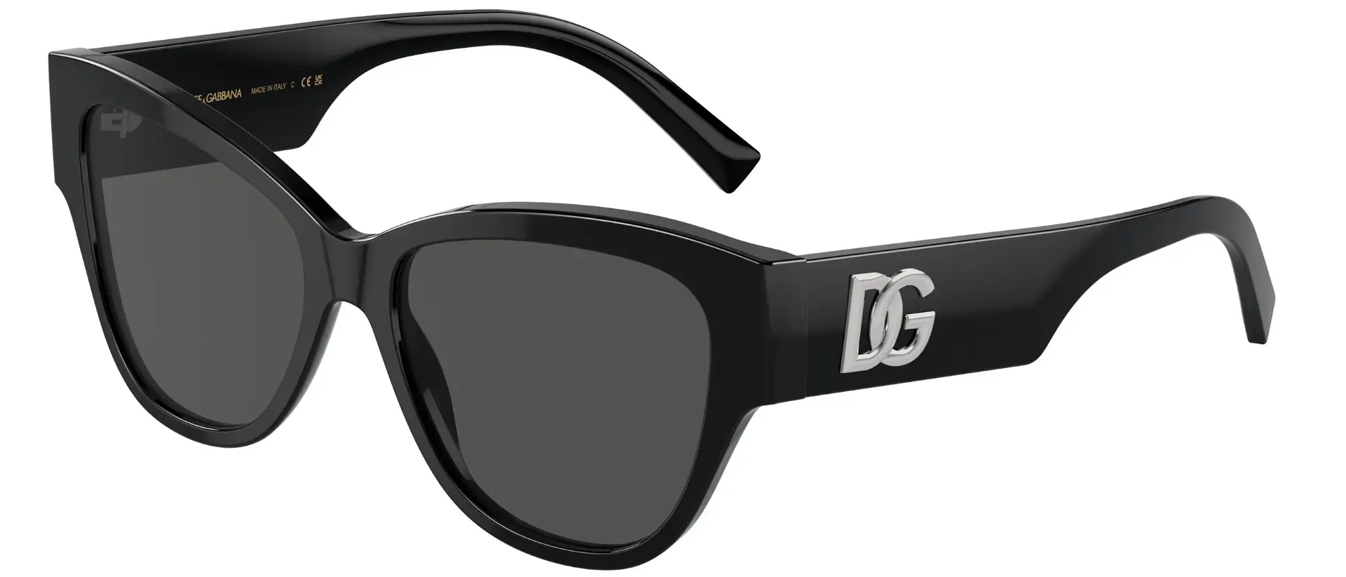 Dolce & Gabbana DG4449 501/87 ženske sunčane naočale – okvir u crnoj boji i leće u sivoj boji