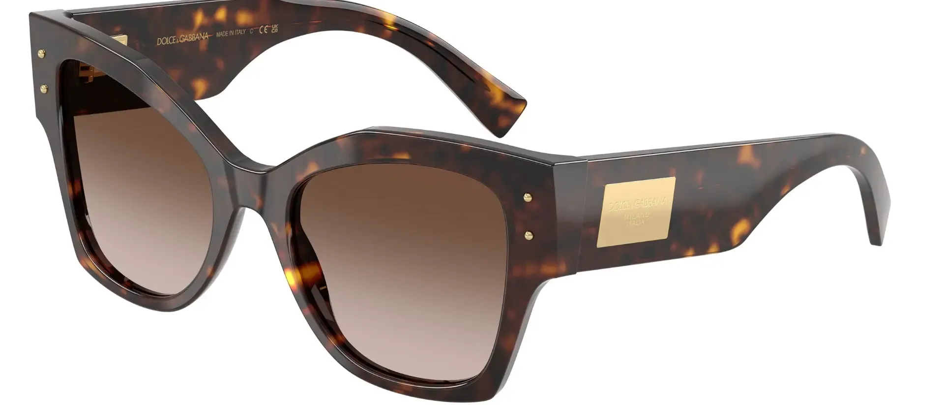 Dolce & Gabbana DG4478 502/13 ženske sunčane naočale – okvir Havana uzorka u smeđoj boji i leće u smeđoj boji i s gradijentom