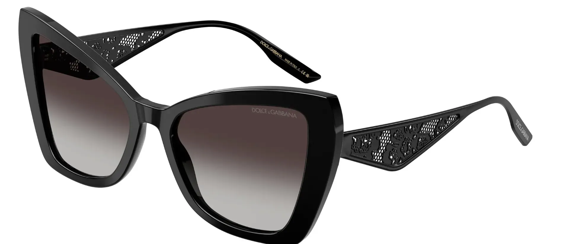 Dolce & Gabbana DG4489 501/8G ženske sunčane naočale – okvir u crnoj boji i leće u sivoj boji i s gradijentom