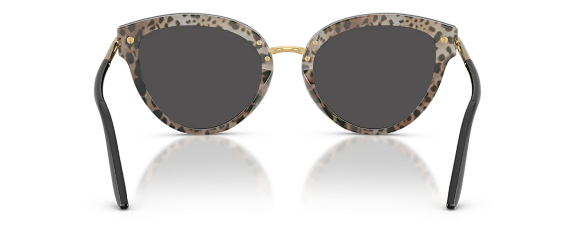 Dodatni prikaz 4: Dolce & Gabbana DG4492 32998G ženske sunčane naočale – okvir u zlatnoj i crnoj boji i leće u sivoj boji
