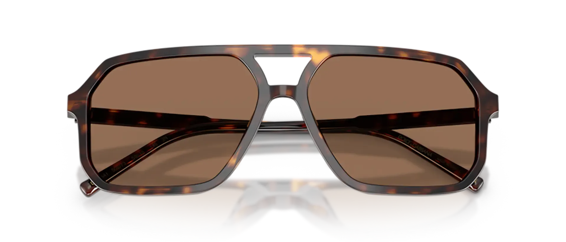 Dodatni prikaz 5: Dolce & Gabbana DG4541 502/73 muške sunčane naočale – okvir Havana uzorka u smeđoj boji i leće u smeđoj boji