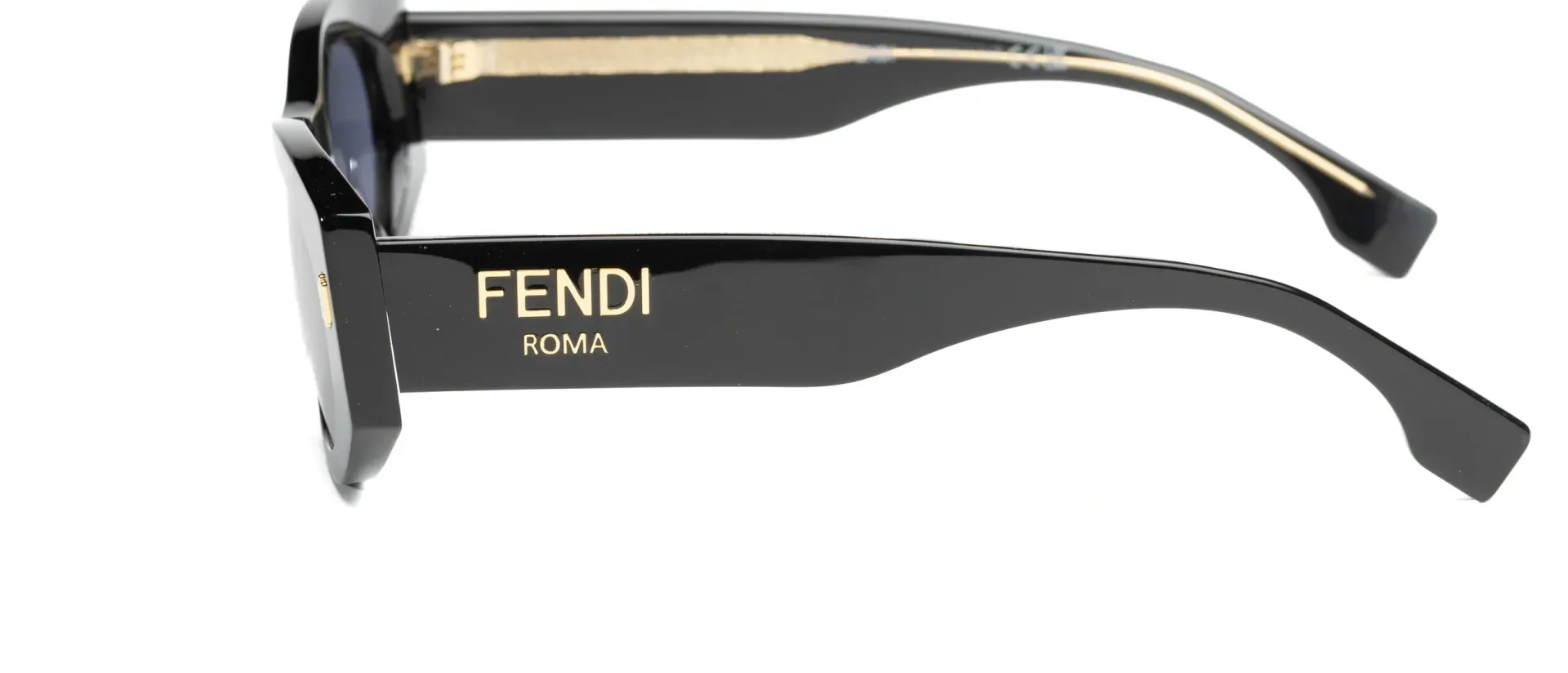 Dodatni prikaz 3: Fendi FE40125I 01V ženske sunčane naočale – okvir u crnoj boji i leće u plavoj boji
