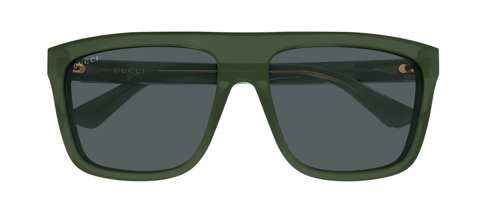Gucci GG0748S 011 muške sunčane naočale – okvir u zelenoj boji i leće u sivoj boji