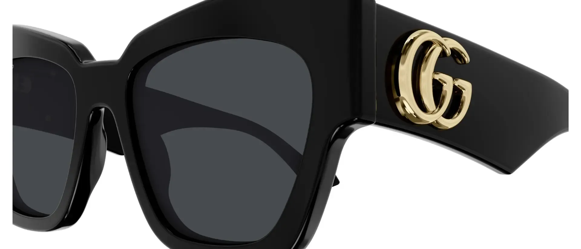 Dodatni prikaz 3: Gucci GG1422S 002 ženske sunčane naočale – okvir u crnoj boji i leće u sivoj boji