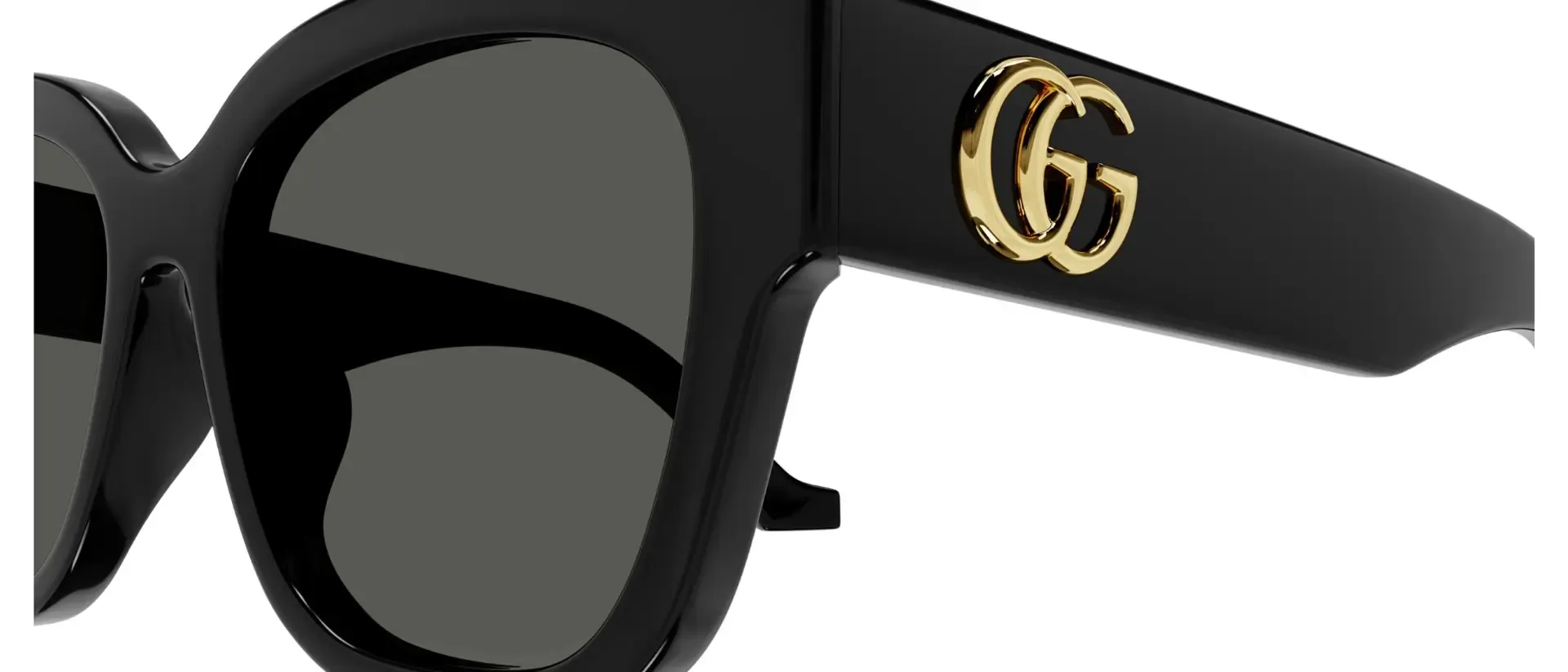 Dodatni prikaz 3: Gucci GG1550SK 001 ženske sunčane naočale – okvir u crnoj boji i leće u sivoj boji
