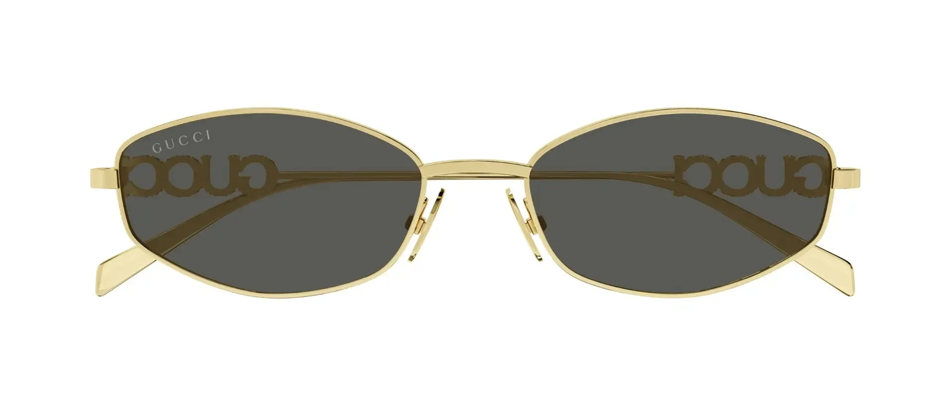 Gucci GG1802S 001 ženske sunčane naočale – okvir u zlatnoj boji i leće u sivoj boji