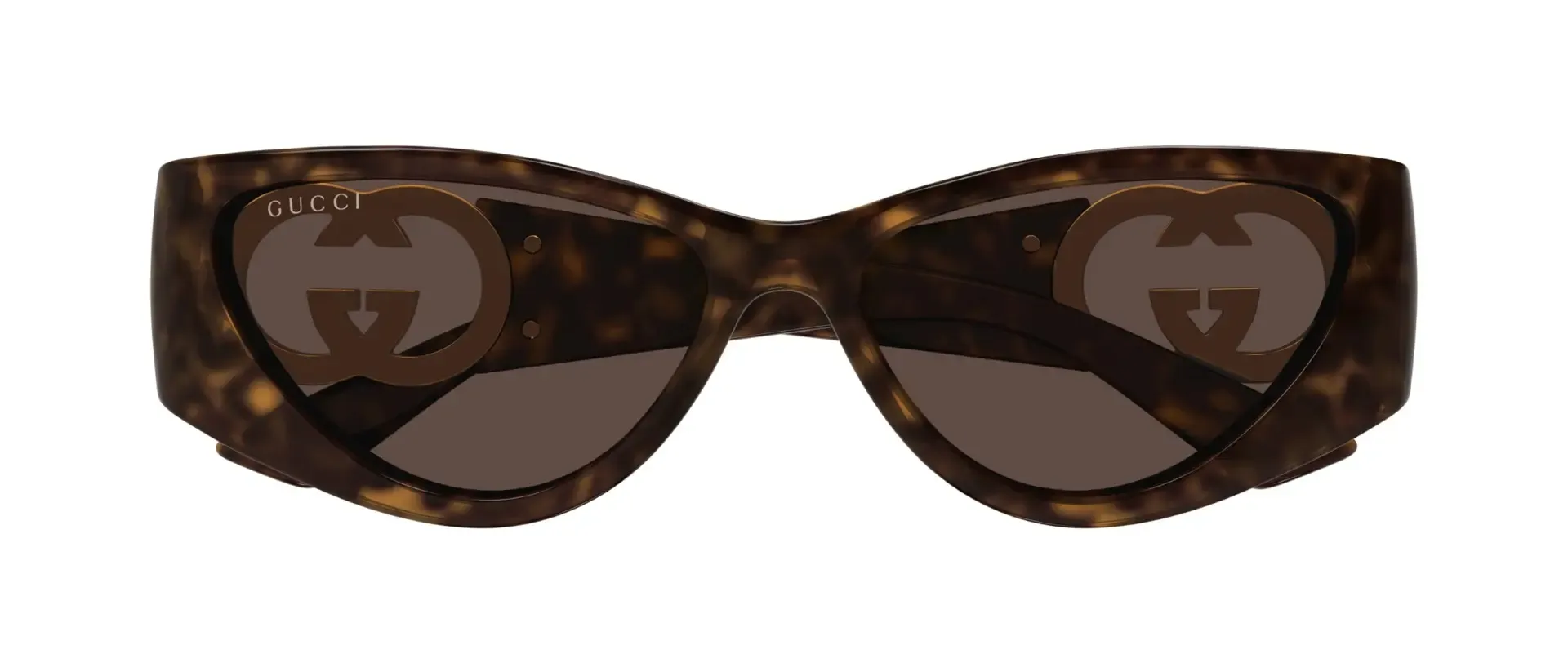 Gucci GG1824S 002 ženske sunčane naočale – okvir Havana uzorka u smeđoj boji i leće u smeđoj boji