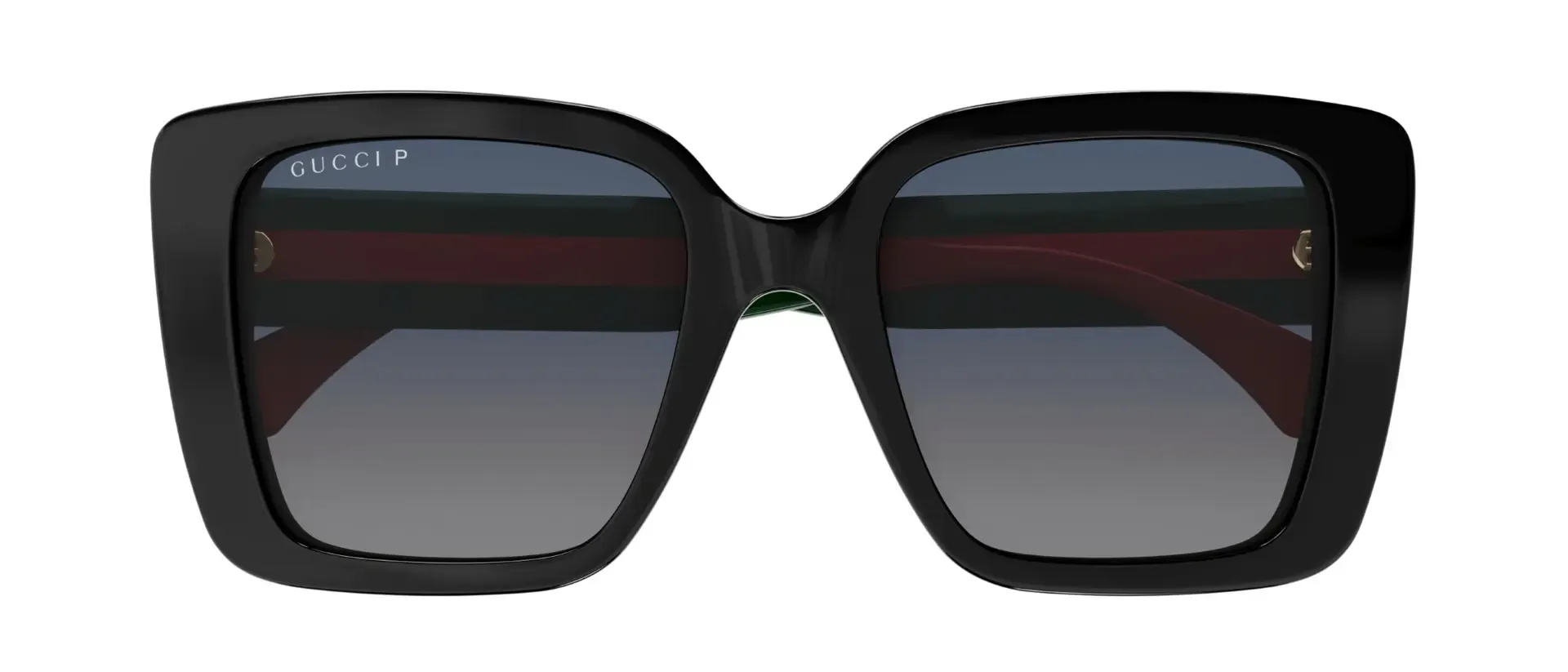 Gucci GG1861S 005 ženske sunčane naočale – okvir u zelenoj i crnoj boji i leće u sivoj boji