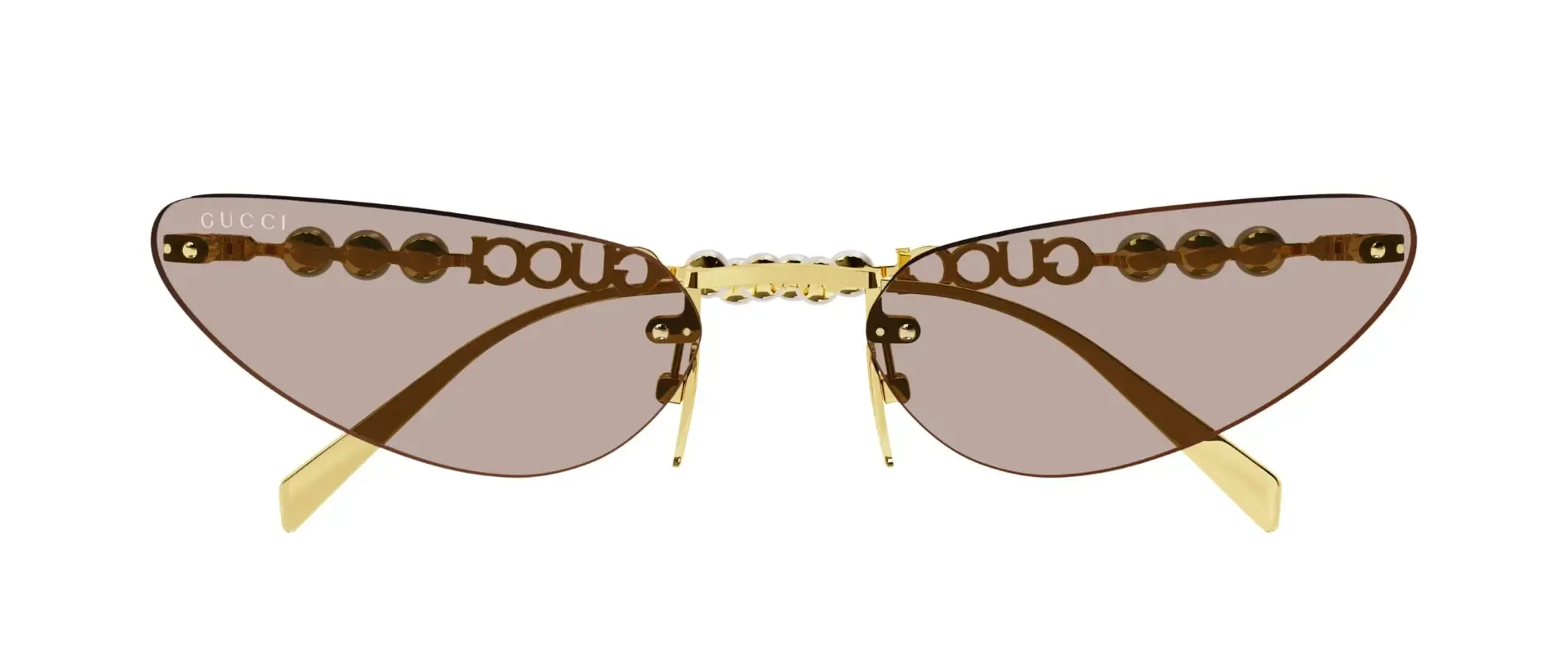 Gucci GG1920S 004 ženske sunčane naočale – okvir u zlatnoj boji i leće u ružičastoj boji