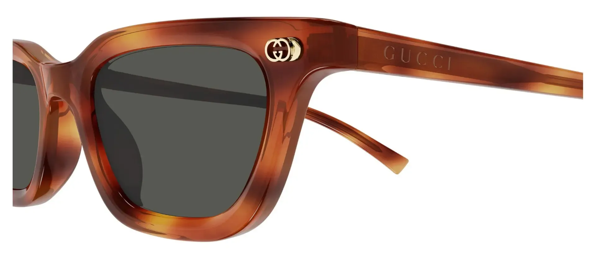 Dodatni prikaz 3: Gucci GG1944S 002 ženske sunčane naočale – okvir Havana uzorka u smeđoj boji i leće u sivoj boji