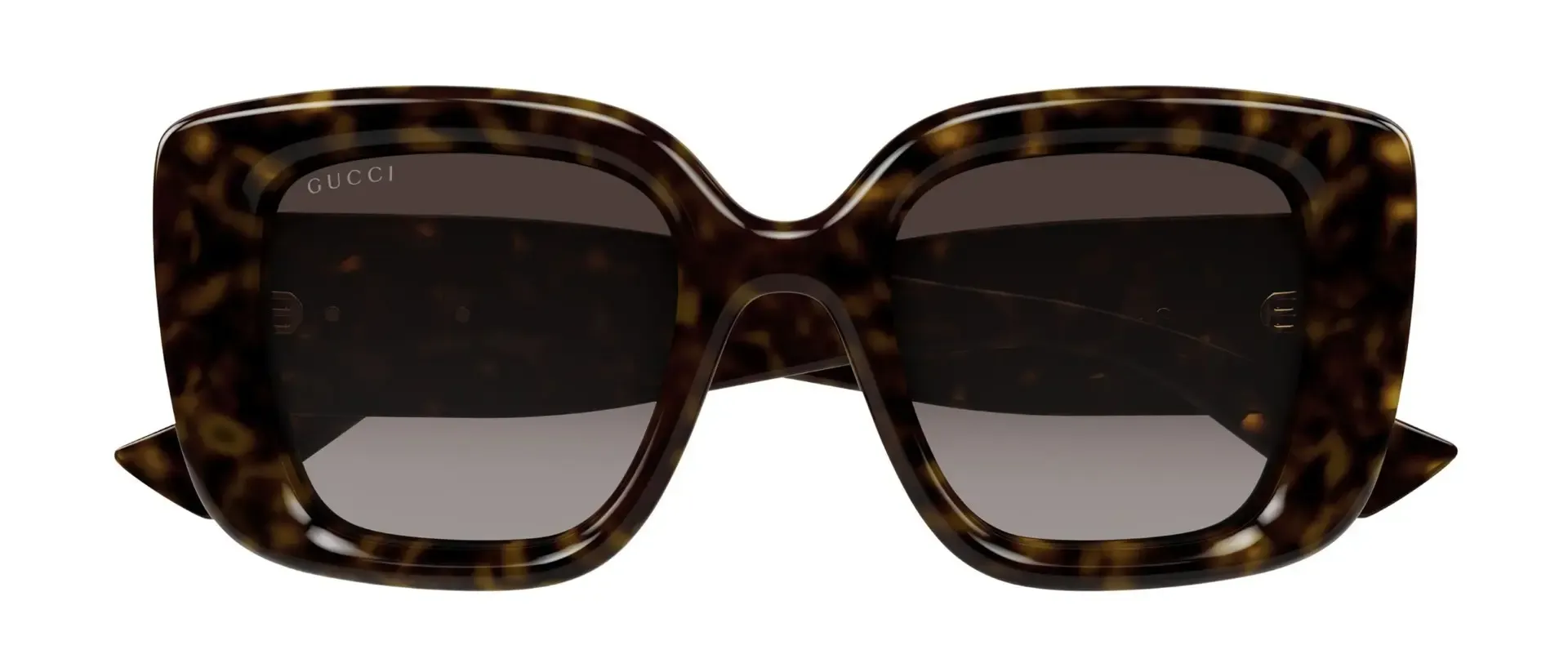 Gucci GG1975S 003 ženske sunčane naočale – okvir Havana uzorka u smeđoj boji i leće u smeđoj boji