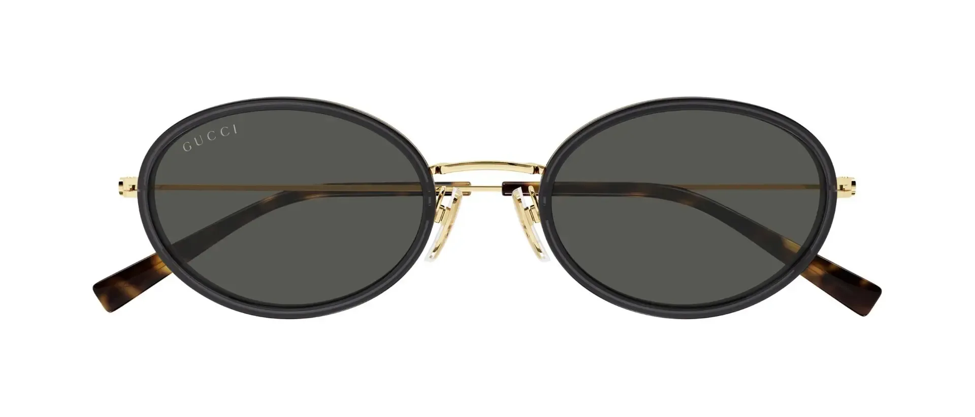 Gucci GG1980S 001 ženske sunčane naočale – okvir u zlatnoj i sivoj boji i leće u sivoj boji