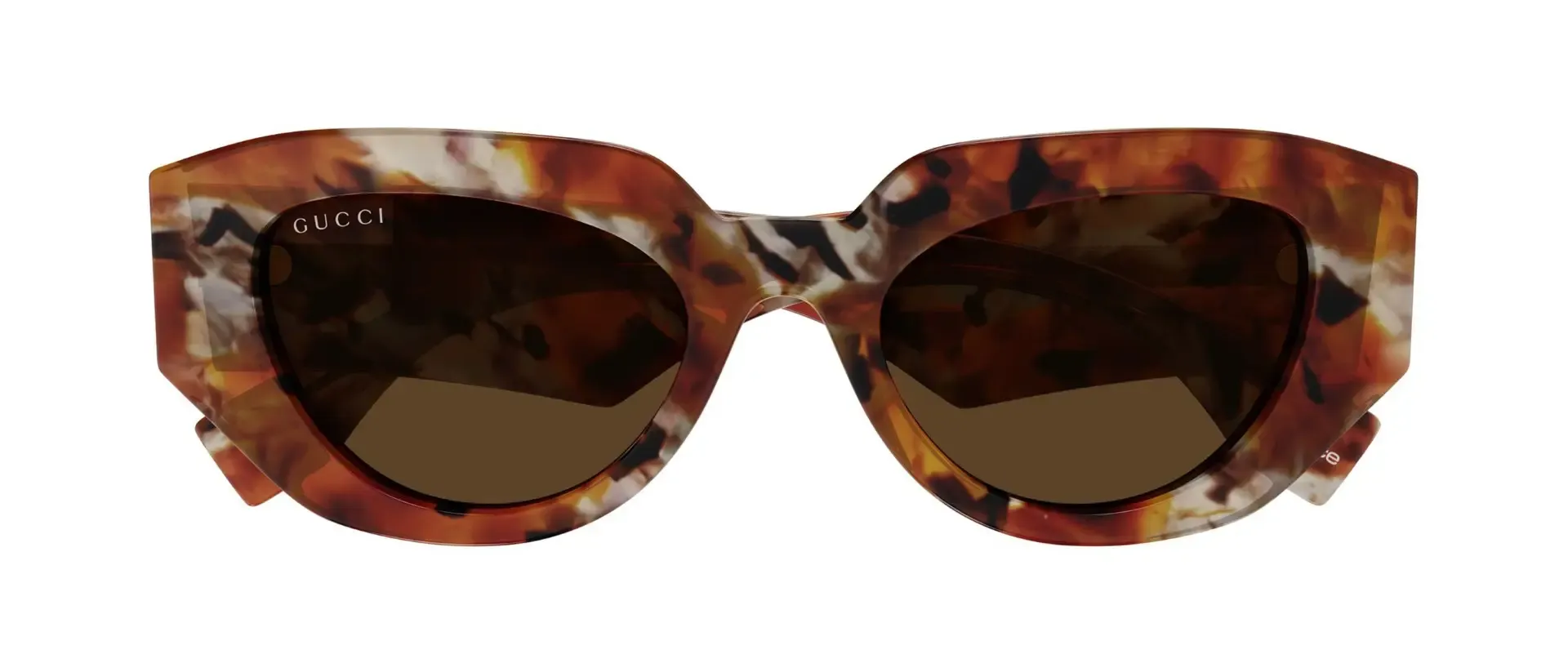 Gucci GG2007S 002 ženske sunčane naočale – okvir Havana uzorka u smeđoj boji i leće u smeđoj boji