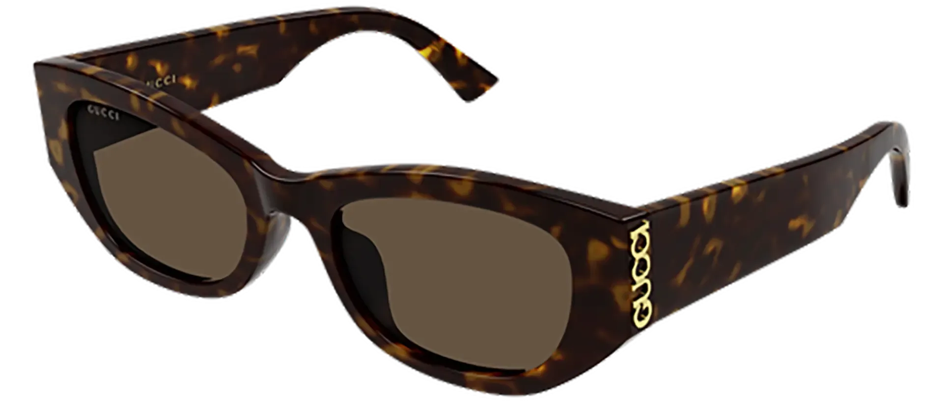 Gucci GG2044SA 002 ženske sunčane naočale – okvir Havana uzorka u smeđoj boji i leće u smeđoj boji