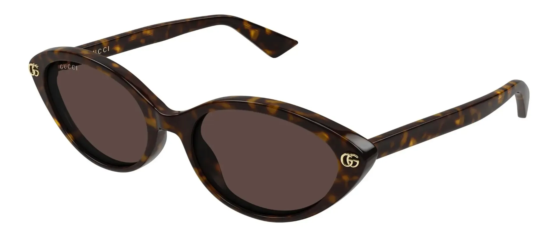 Gucci GG2110S 002 ženske sunčane naočale – okvir Havana uzorka u smeđoj boji i leće u smeđoj boji