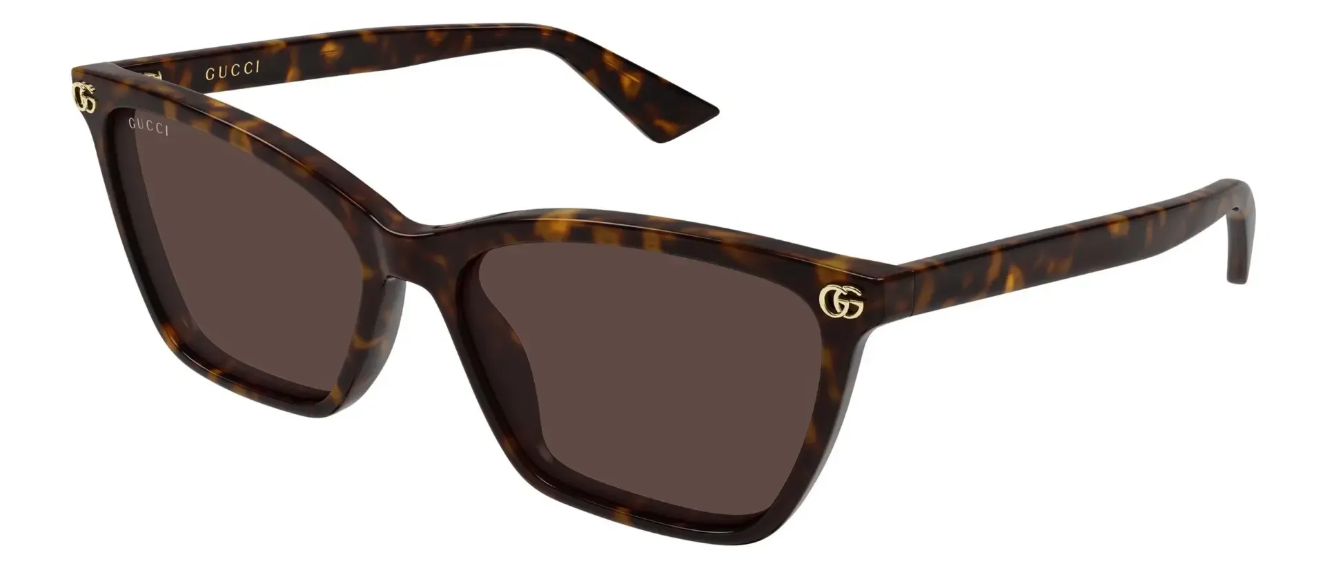 Gucci GG2111S 002 ženske sunčane naočale – okvir Havana uzorka u smeđoj boji i leće u smeđoj boji