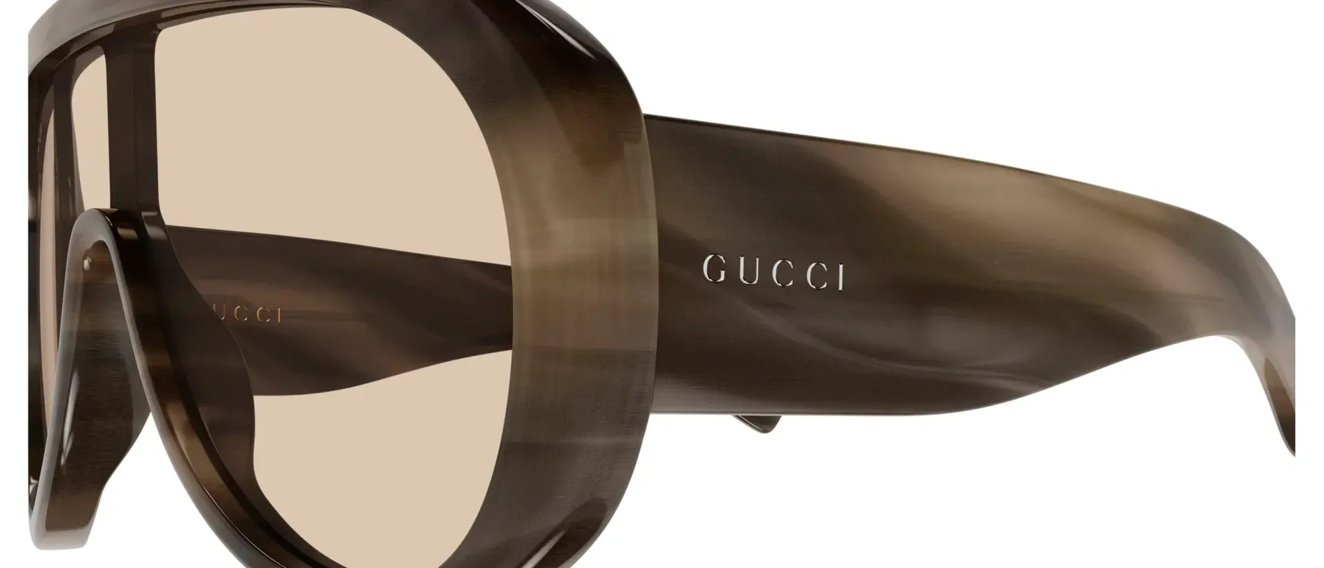 Dodatni prikaz 3: Gucci GG2164S 004 ženske sunčane naočale – okvir Havana uzorka u smeđoj boji i leće u bež boji