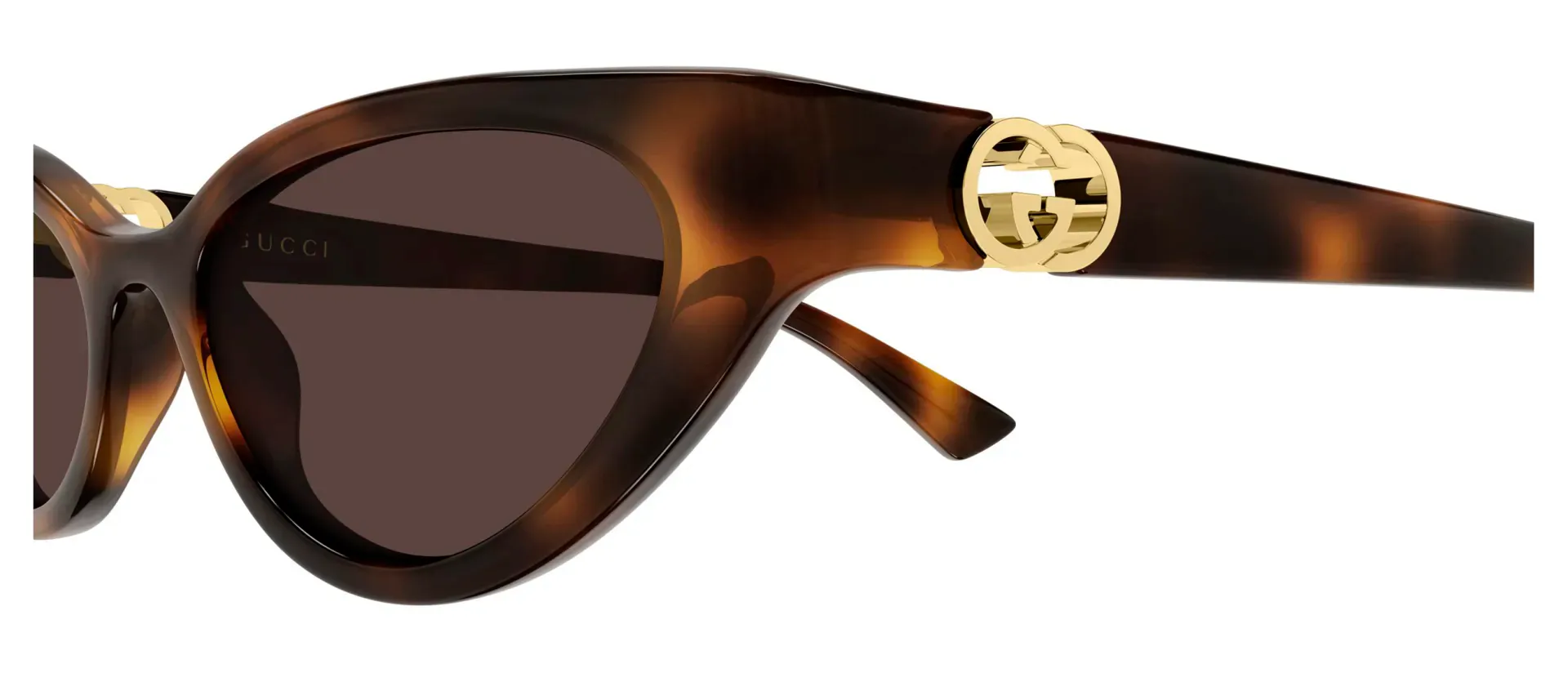 Dodatni prikaz 3: Gucci GG2194S 002 ženske sunčane naočale – okvir Havana uzorka u smeđoj boji i leće u smeđoj boji
