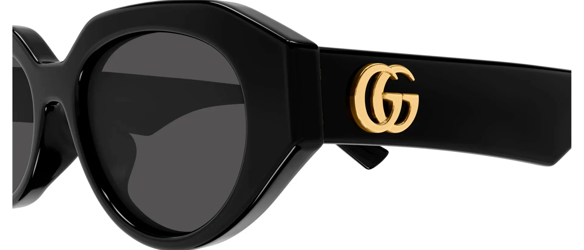 Dodatni prikaz 3: Gucci GG2206SA 001 ženske sunčane naočale – okvir u crnoj boji i leće u sivoj boji