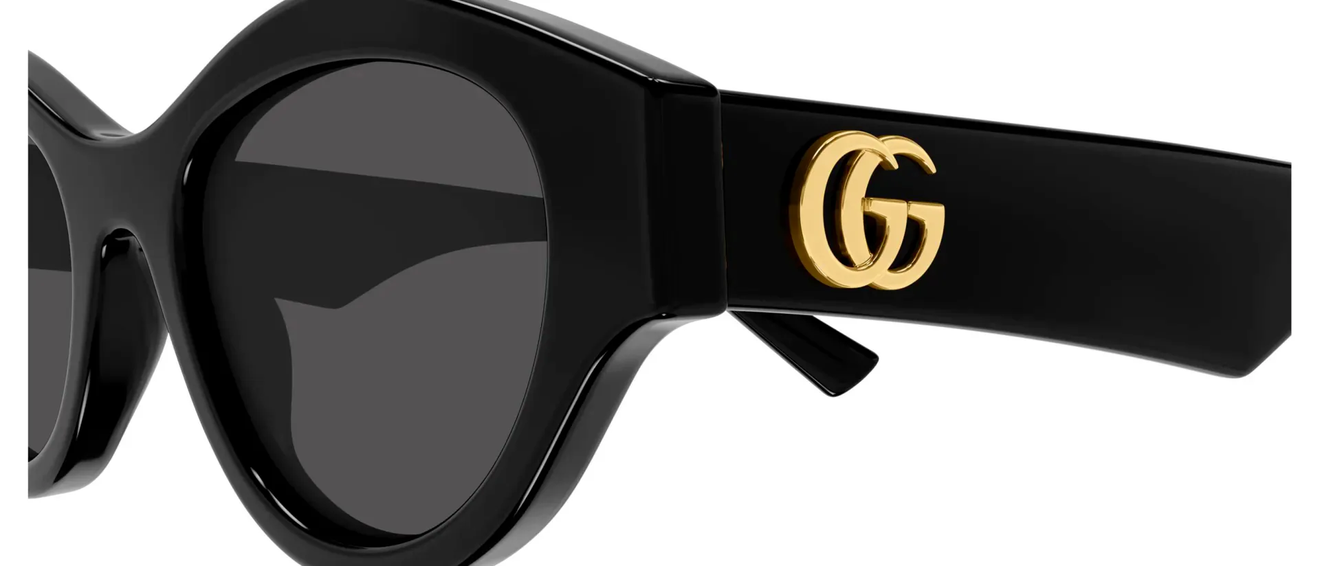 Dodatni prikaz 3: Gucci GG2207S 001 ženske sunčane naočale – okvir u crnoj boji i leće u sivoj boji