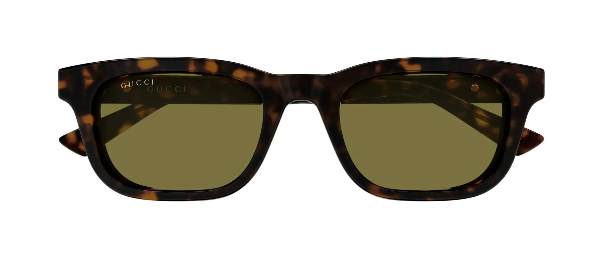 Gucci GG2248S 002 muške sunčane naočale – okvir Havana uzorka u smeđoj boji i leće u zelenoj boji