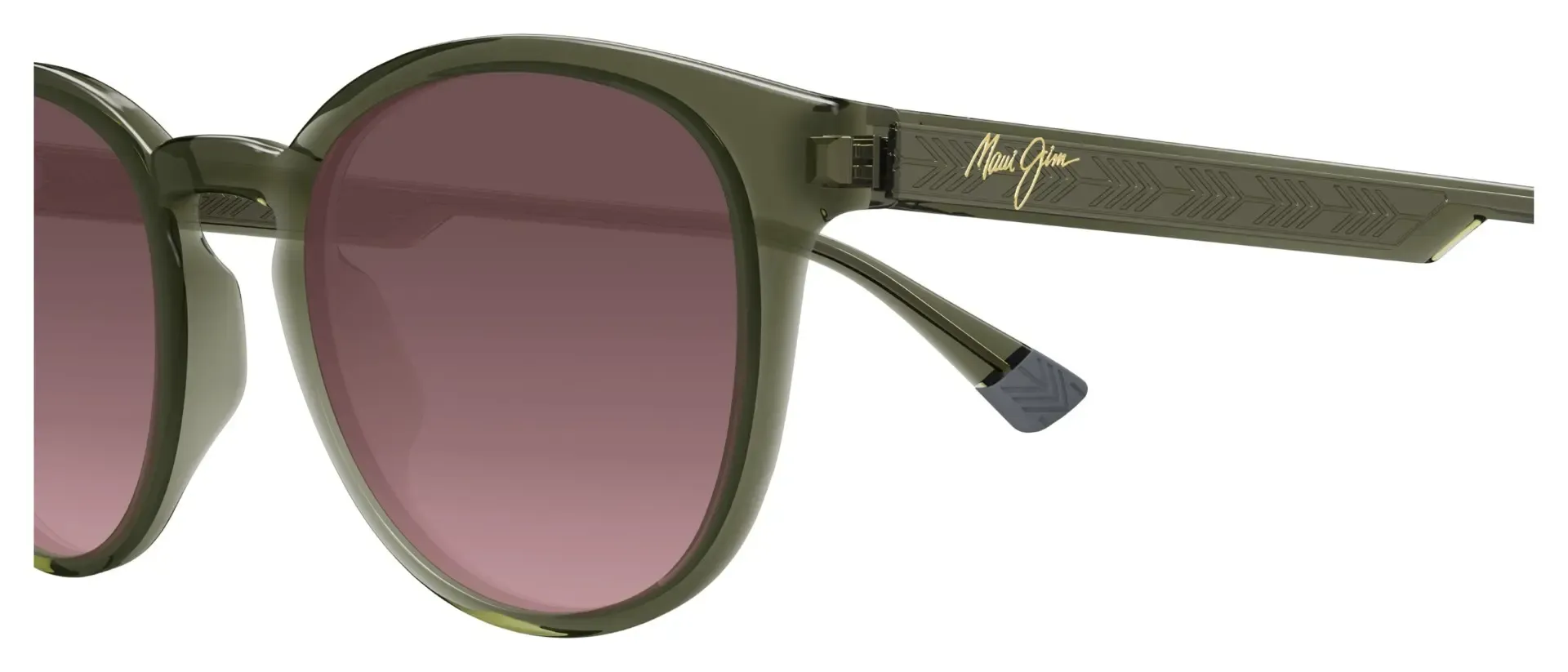 Dodatni prikaz 3: Maui Jim MJ0636S 003 uniseks sunčane naočale – okvir u zelenoj boji i leće u zlatnoj i ružičastoj boji