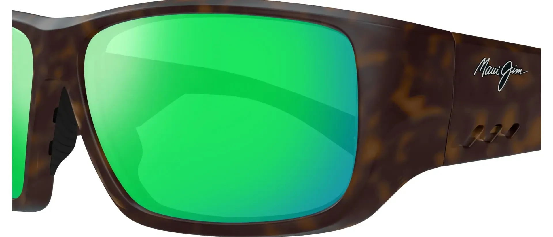 Dodatni prikaz 3: Maui Jim MJ0663S 004 uniseks sunčane naočale – okvir Havana uzorka u smeđoj boji i leće u zelenoj boji