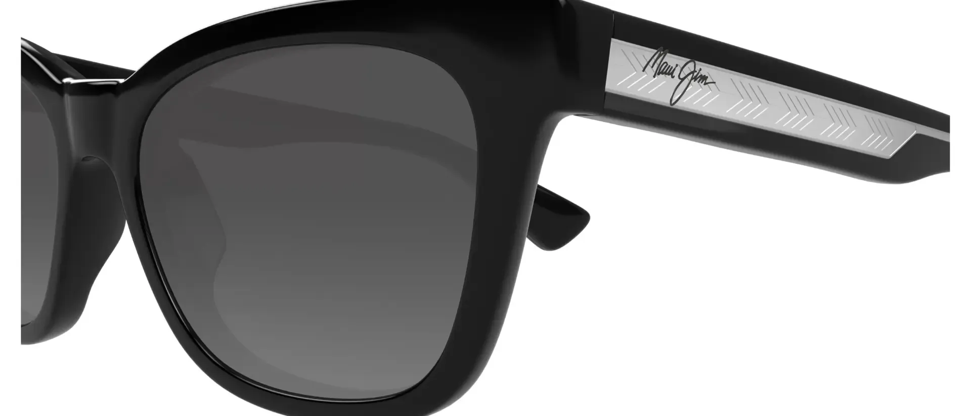 Dodatni prikaz 3: Maui Jim MJ0689S 001 uniseks sunčane naočale – okvir u crnoj i sivoj boji i u prozirnoj izvedbi i leće u sivoj boji