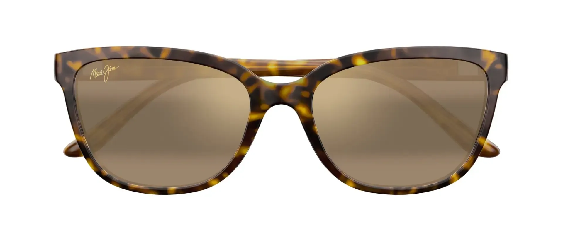 Maui Jim MJ0758S 005 ženske sunčane naočale – okvir Havana uzorka u smeđoj boji i leće u zlatnoj i smeđoj boji