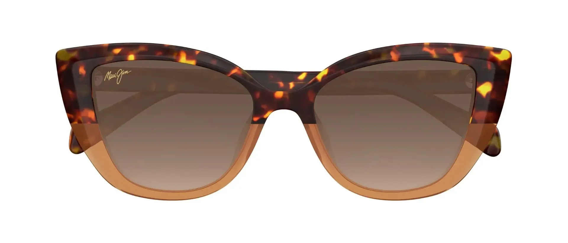 Maui Jim MJ0892S-02 ženske sunčane naočale – okvir u smeđoj i crnoj boji i leće u sivoj boji