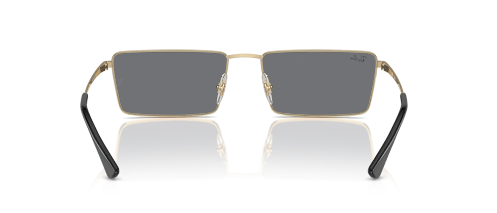 Dodatni prikaz 4: Ray-Ban Emy RB3741 92136V uniseks sunčane naočale – okvir u zlatnoj boji i leće u sivoj i srebrnoj boji