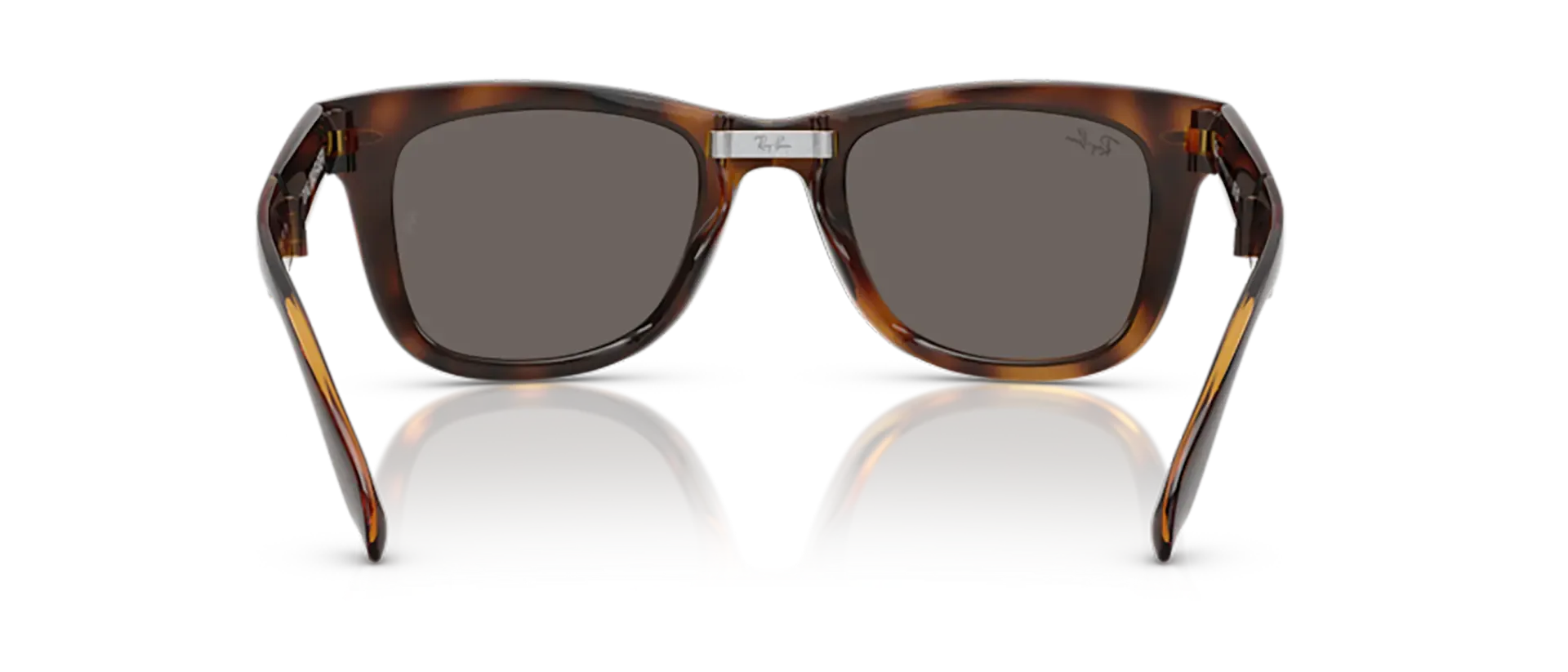 Dodatni prikaz 4: Ray-Ban Folding wayfarer RB4105 710/B1 muške sunčane naočale – okvir Havana uzorka u smeđoj boji i leće u sivoj boji