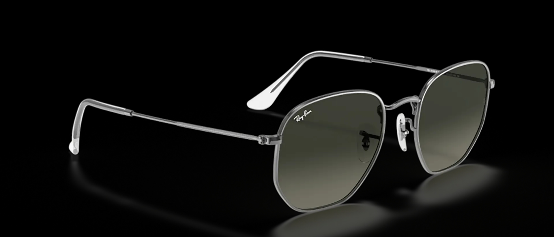 Dodatni prikaz 5: Ray-Ban Hexagonal RB3548N 004/71 uniseks sunčane naočale – okvir u crnoj i sivoj boji i leće u sivoj boji i s gradijentom
