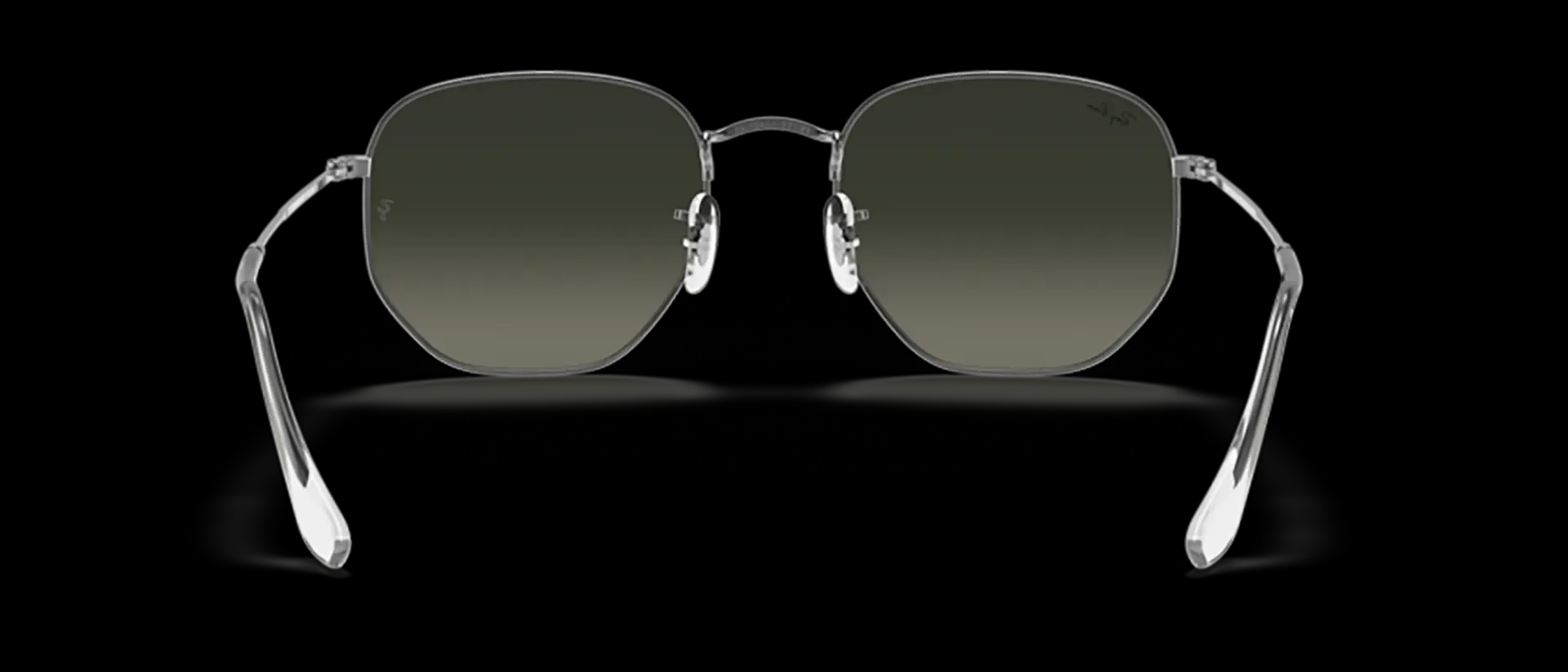 Dodatni prikaz 4: Ray-Ban Hexagonal RB3548N 004/71 uniseks sunčane naočale – okvir u crnoj i sivoj boji i leće u sivoj boji i s gradijentom
