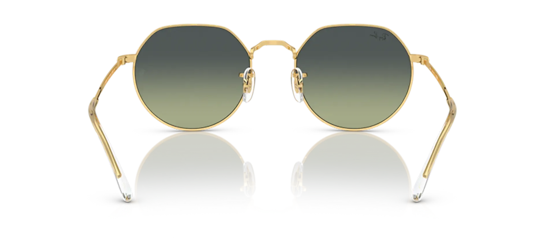 Dodatni prikaz 4: Ray-Ban Jack RB3565 001/BH uniseks sunčane naočale – okvir u zlatnoj boji i leće u zelenoj boji