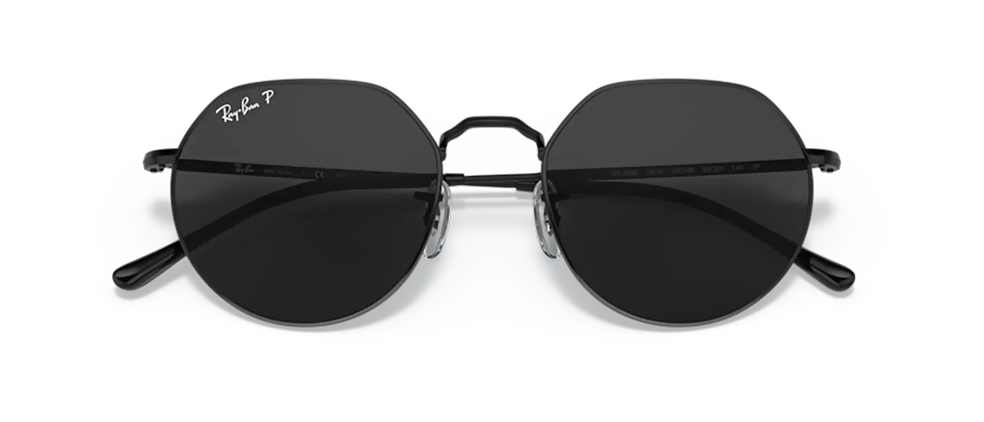 Dodatni prikaz 6: Ray-Ban Jack RB3565 002/48 uniseks sunčane naočale – okvir u crnoj boji i leće u crnoj boji