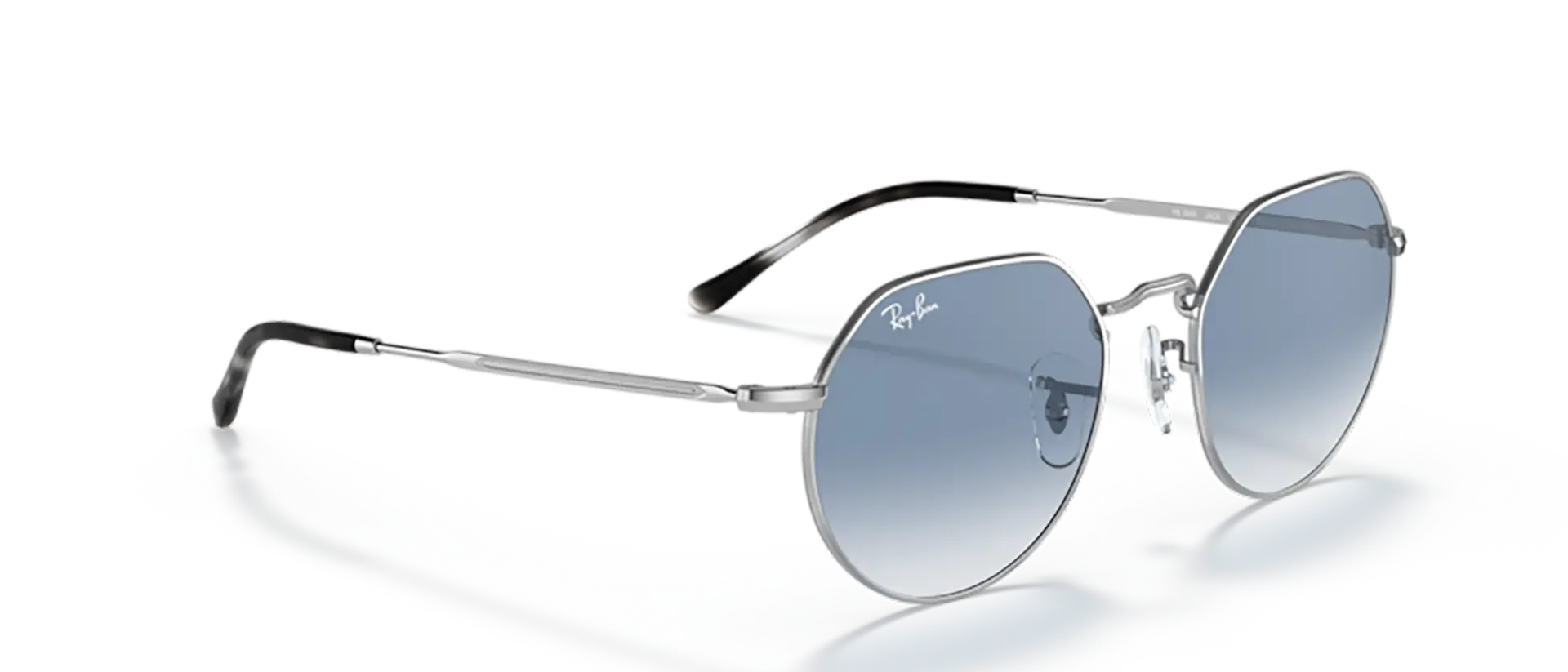Dodatni prikaz 5: Ray-Ban Jack RB3565 003/3F uniseks sunčane naočale – okvir u srebrnoj boji i leće u plavoj boji