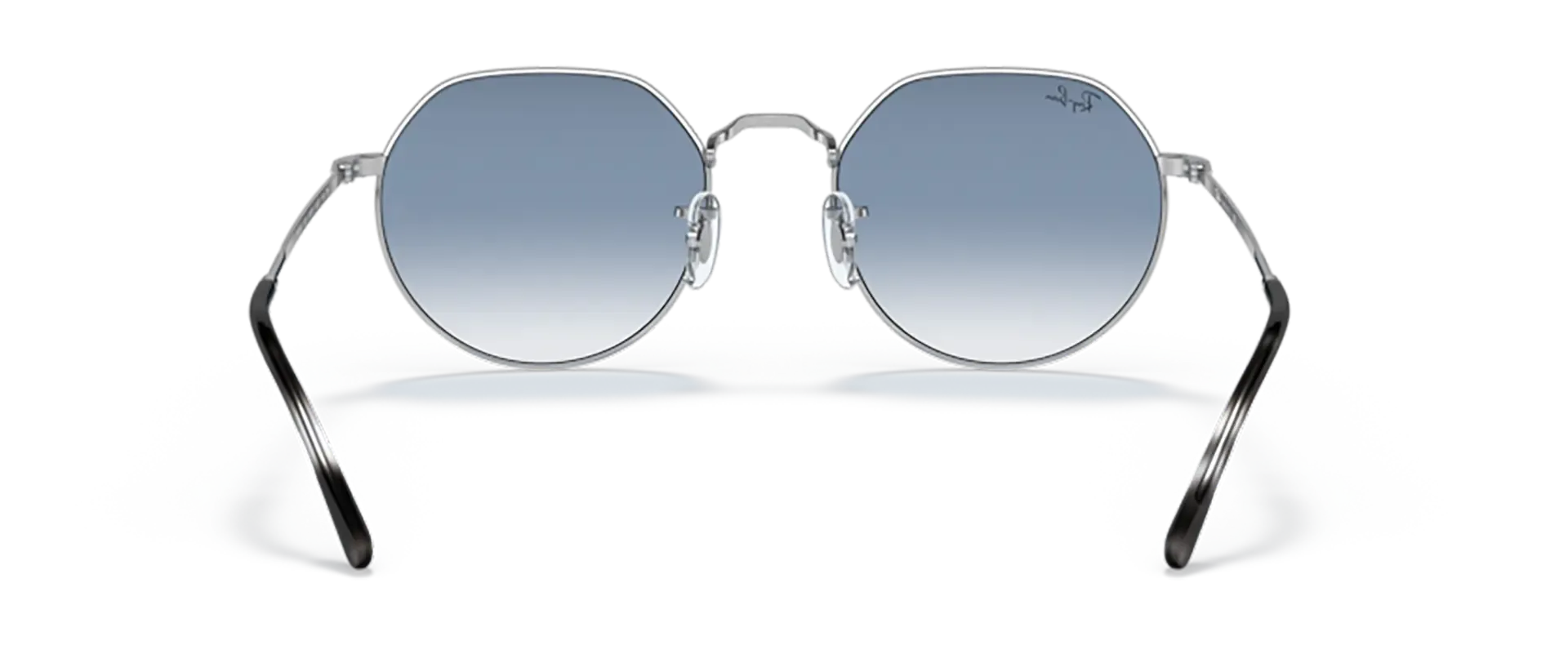 Dodatni prikaz 4: Ray-Ban Jack RB3565 003/3F uniseks sunčane naočale – okvir u srebrnoj boji i leće u plavoj boji