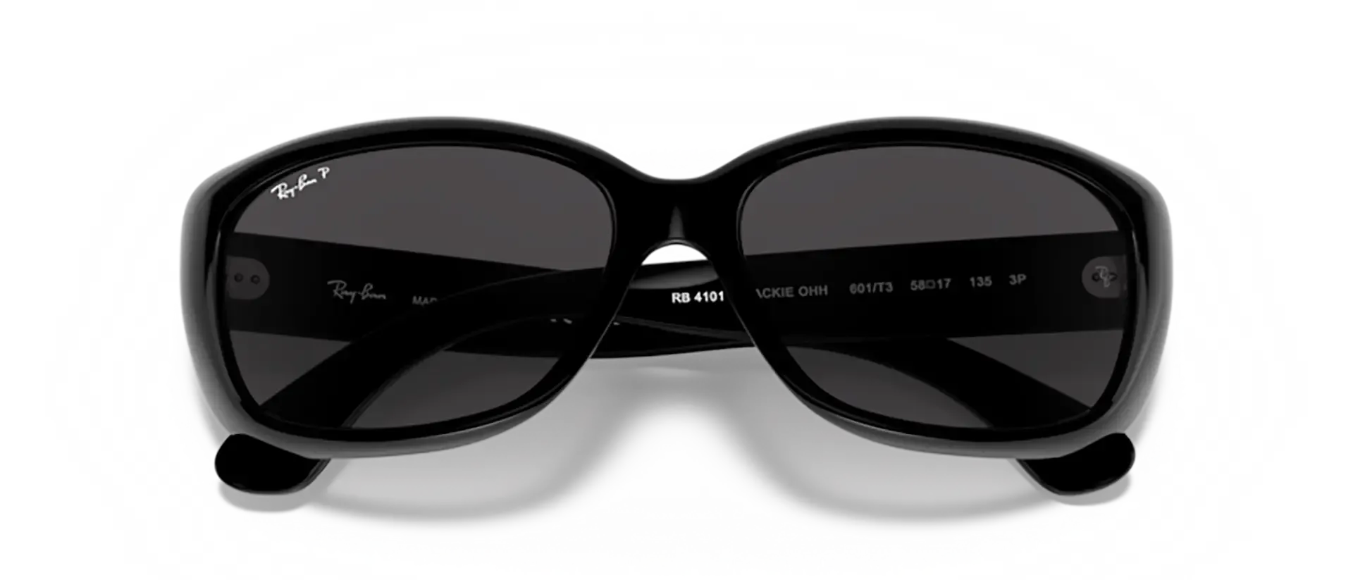 Dodatni prikaz 6: Ray-Ban Jackie ohh RB4101 601/T3 ženske sunčane naočale – okvir u crnoj boji i leće u sivoj boji