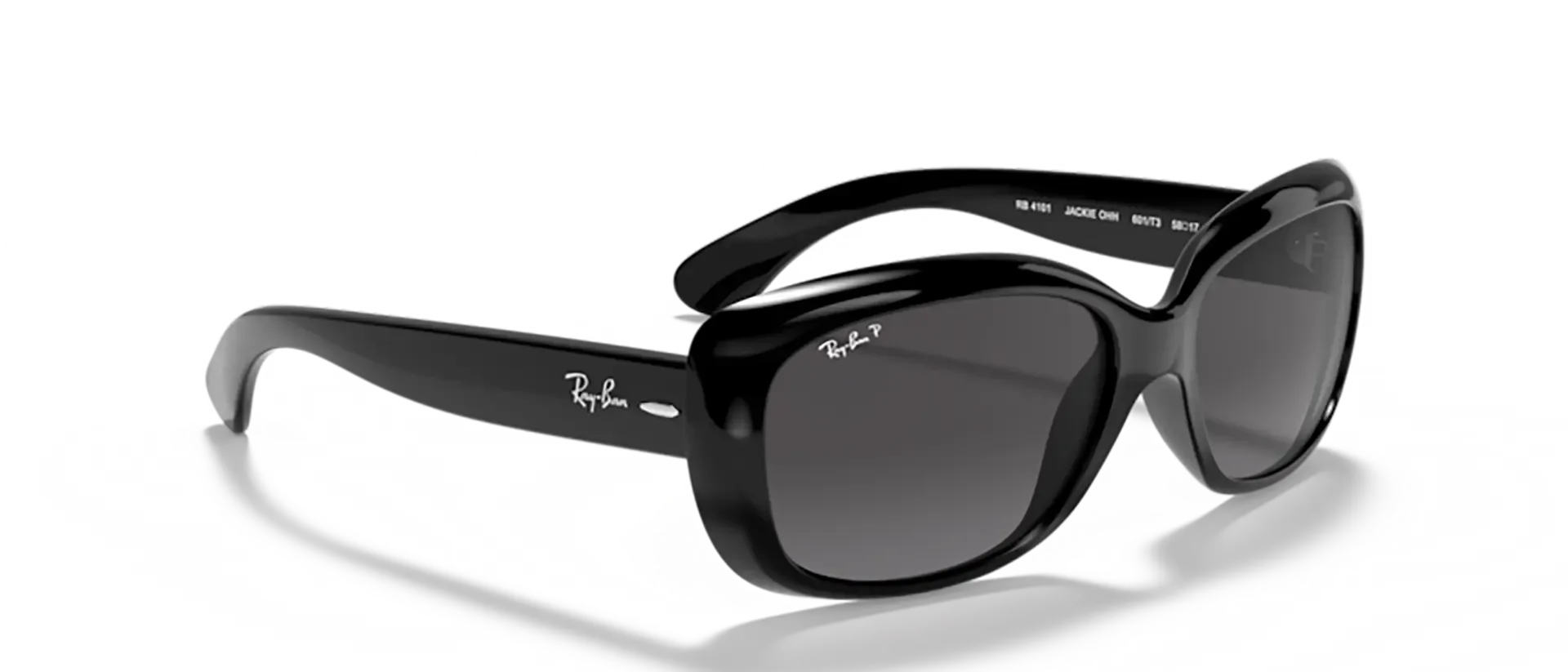Dodatni prikaz 5: Ray-Ban Jackie ohh RB4101 601/T3 ženske sunčane naočale – okvir u crnoj boji i leće u sivoj boji