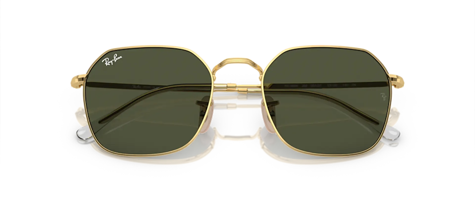 Dodatni prikaz 7: Ray-Ban Jim RB3694 001/31 uniseks sunčane naočale – okvir u zlatnoj boji i leće u zelenoj boji