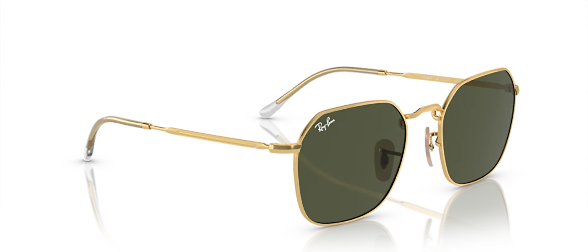 Dodatni prikaz 5: Ray-Ban Jim RB3694 001/31 uniseks sunčane naočale – okvir u zlatnoj boji i leće u zelenoj boji