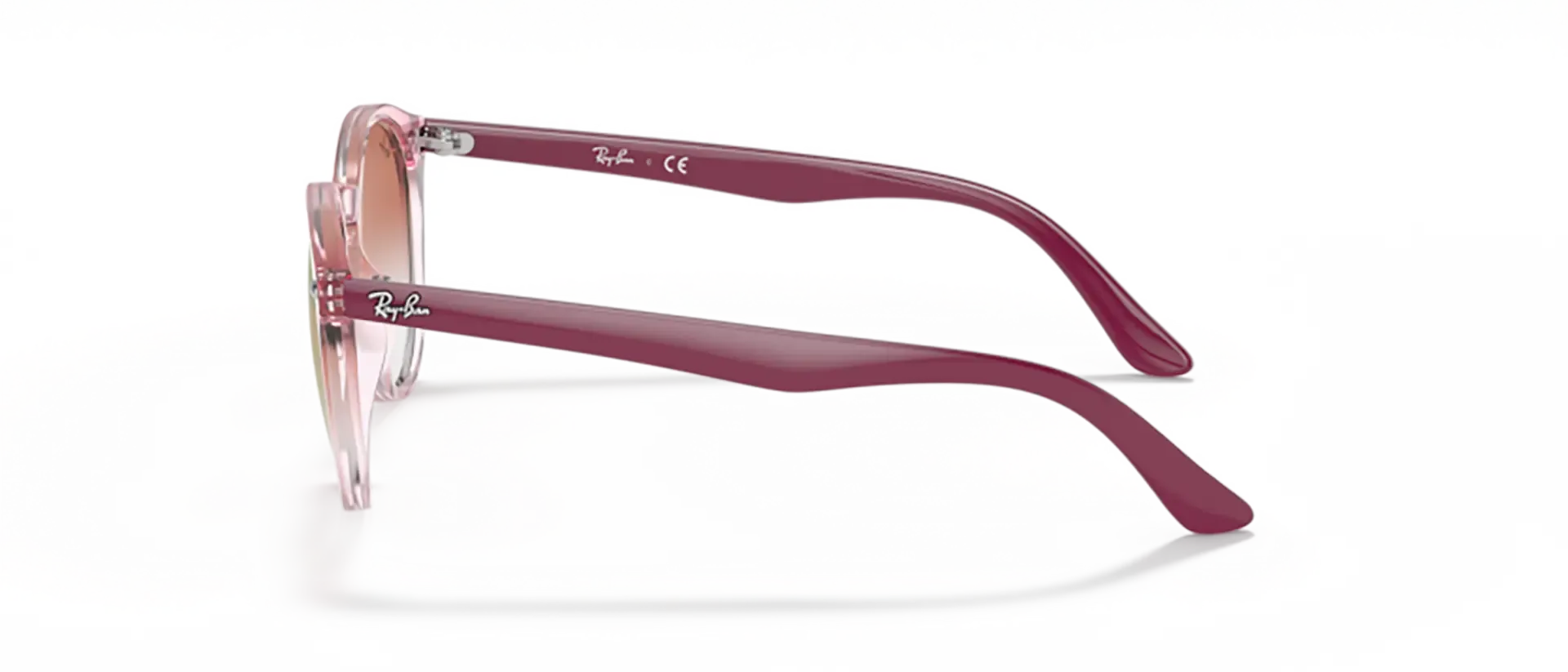 Dodatni prikaz 3: Ray-Ban JUNIOR RJ9064S 7052V0 uniseks sunčane naočale – okvir u ružičastoj boji i leće u crvenoj boji
