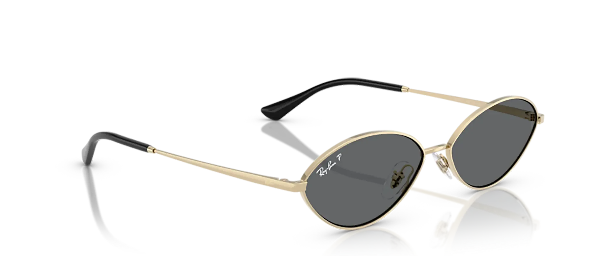 Dodatni prikaz 5: Ray-Ban Kai RB3757 921381 uniseks sunčane naočale – okvir u zlatnoj boji i leće u sivoj boji