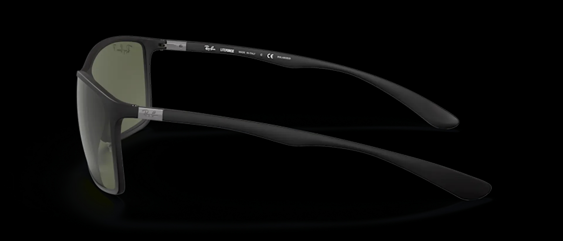 Dodatni prikaz 3: Ray-Ban Liteforce RB4179 601S9A muške sunčane naočale – okvir u crnoj boji i leće u zelenoj boji