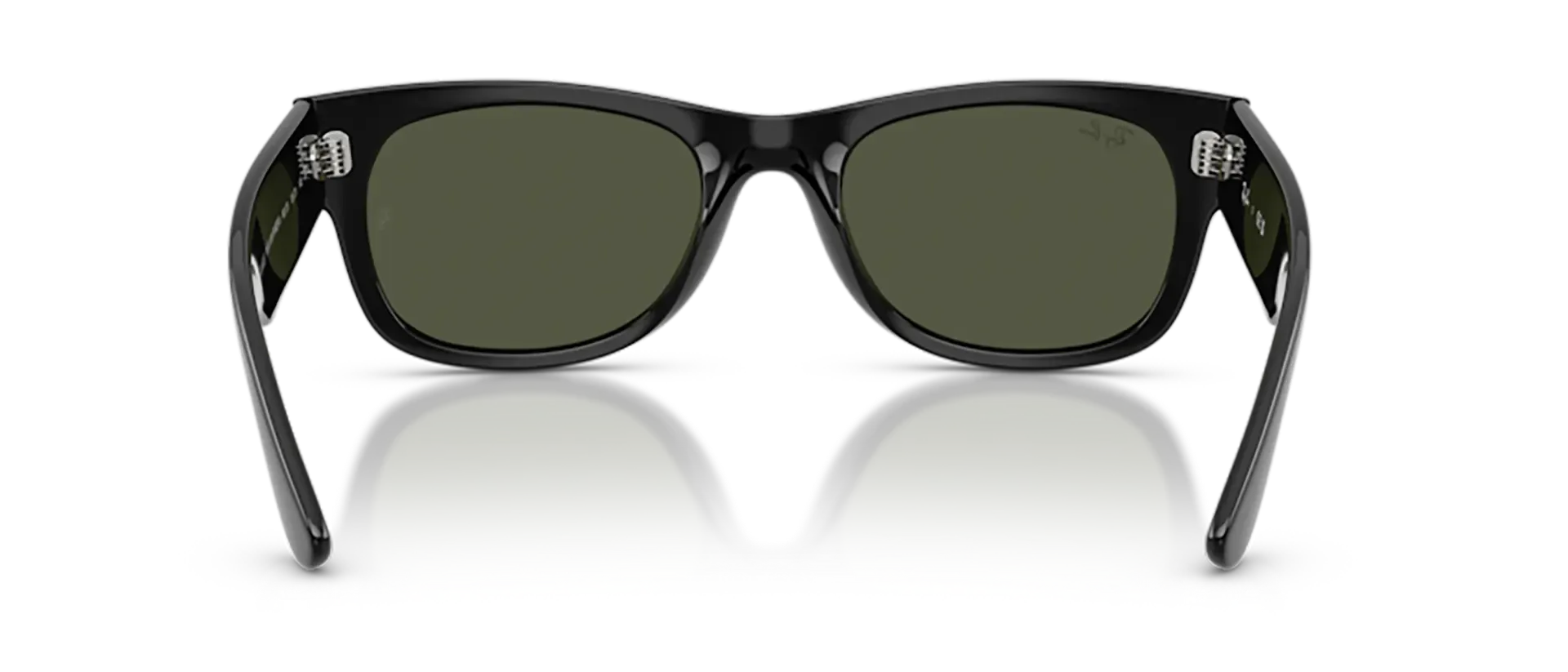 Dodatni prikaz 4: Ray-Ban Mega wayfarer ii RB0832S 901/31 uniseks sunčane naočale – okvir u crnoj boji i leće u zelenoj boji