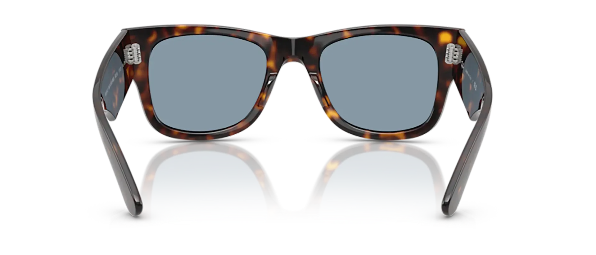 Dodatni prikaz 4: Ray-Ban Mega wayfarer RB0840S 902/56 uniseks sunčane naočale – okvir Havana uzorka u smeđoj boji i leće u plavoj boji