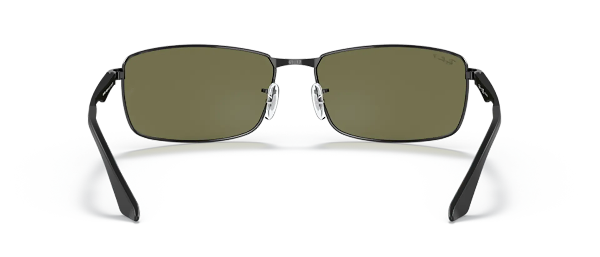 Dodatni prikaz 4: Ray-Ban N/a RB3498 002/9A muške sunčane naočale – okvir u crnoj boji i leće u zelenoj boji