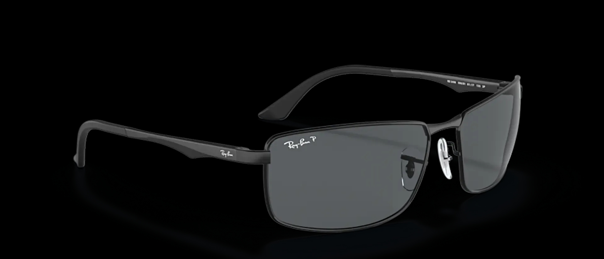 Dodatni prikaz 5: Ray-Ban N/a RB3498 006/81 muške sunčane naočale – okvir u crnoj boji i leće u sivoj boji