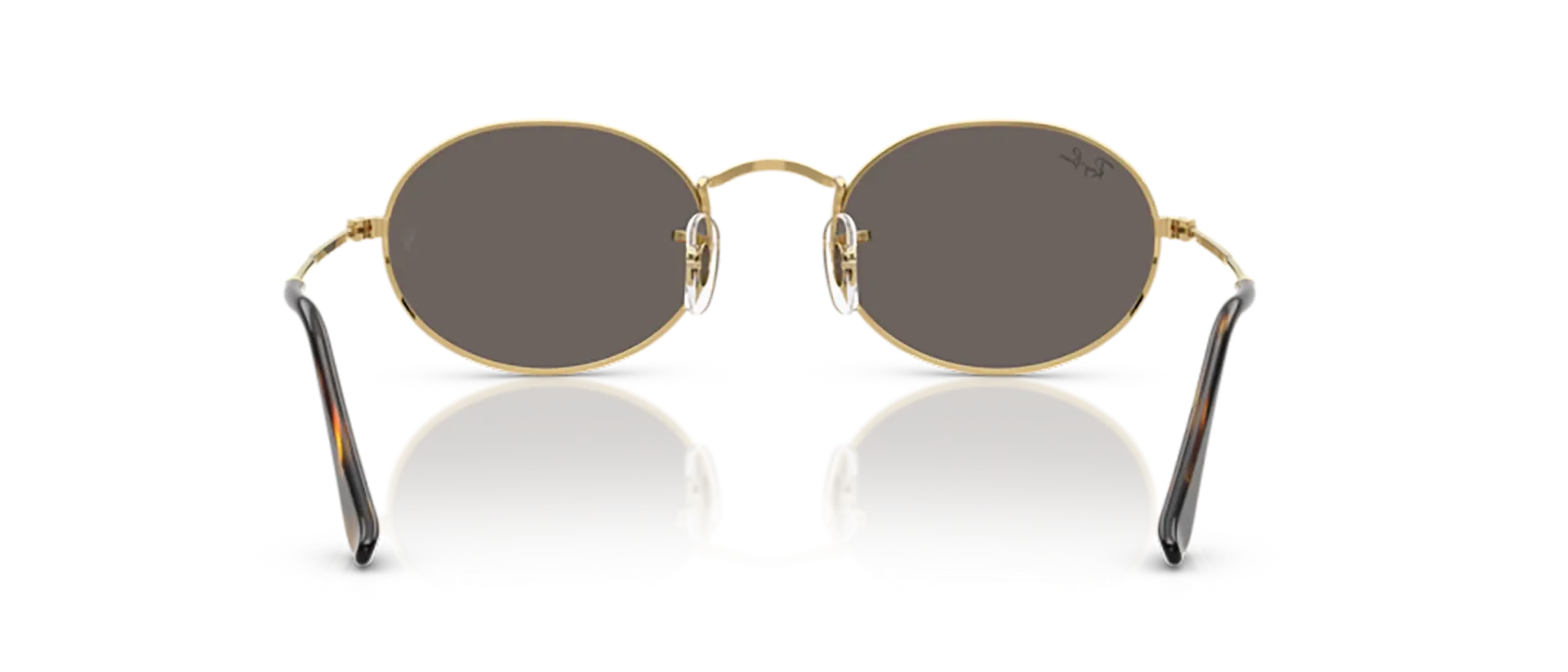 Dodatni prikaz 4: Ray-Ban Oval RB3547N 001/B1 uniseks sunčane naočale – okvir u zlatnoj boji i leće u sivoj boji